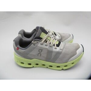 On Running Cloudgo Shoes Womens Size 9‎ Gray Lime CloudTec Road Running Sneakers